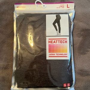 NWT Uniqlo heattech leggings, size large, still sealed